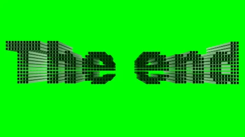 "the end" transition Stock Footage 305835