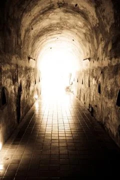 The end of the tunnel Stock Photos