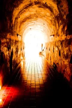 The end of the tunnel Stock Photos