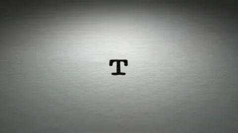 The End - Type Written HD1080 Stockbeeldmateriaal 816064