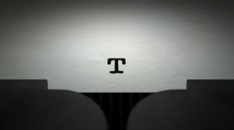 The End - Type Written HD1080 Video stock 816086