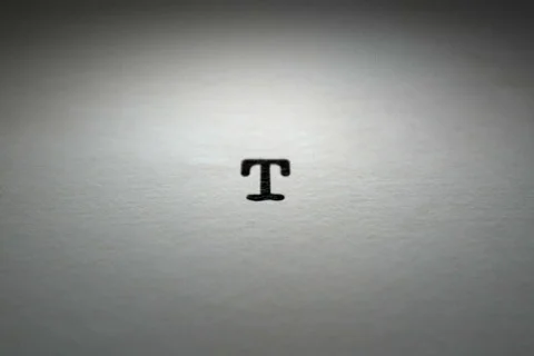 The End - Type Written NTSC Stockbeeldmateriaal 815977