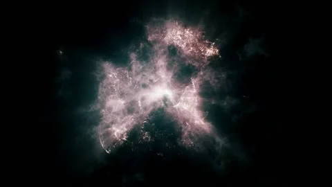 End of the universe, big bang visual 스톡 동영상 199098057