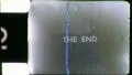 THE END Vintage 8mm Film Leader Loop Ending Finale Text Home Movie Vintage 5438 HD Footage