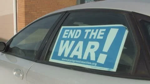 End The War! Stock Footage 8946854