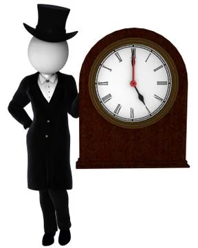 The end of work Stock Illustration