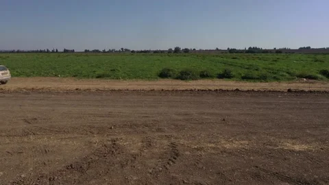 End of the workday in the watermelon field Stock Footage 211305450