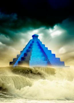 End of the world in 2012 conceptual image Stock Illustration