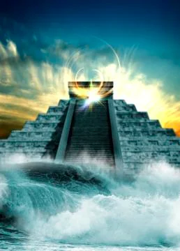 End of the world in 2012 conceptual image Stock Illustration