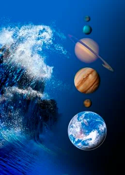 End of the world in 2012 conceptual image Stock Illustration