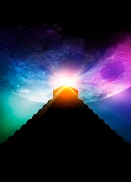 End of the world in 2012 conceptual image Stock Illustration