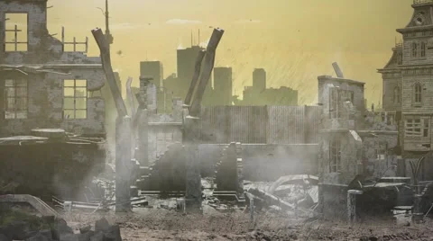 End of the World Animation V4 Climate Change / Crisis Concept / Chaos Stock Footage 57248091
