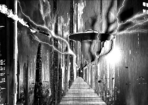 End of World Illustrazione stock