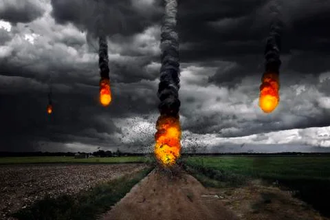 The end of the World. Stock Illustration