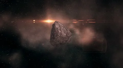 End of the world Meteor headed to earth Stock Footage 12572919
