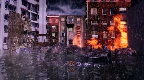 End of the World V2, Climate Change / Crisis Concept / Chaos Stock Footage 50949858