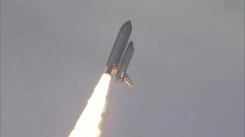 Endeavour Launches For Space Station Stock Footage 44550609