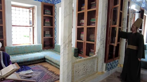 The Enderûn Library in the Topkapi Palace Museum Video stock 332756159