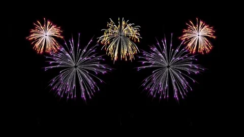 Ending Fireworks Video stock 311136000