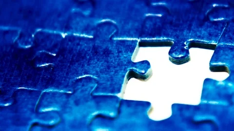 Ending a puzzle Stock Footage 78648483