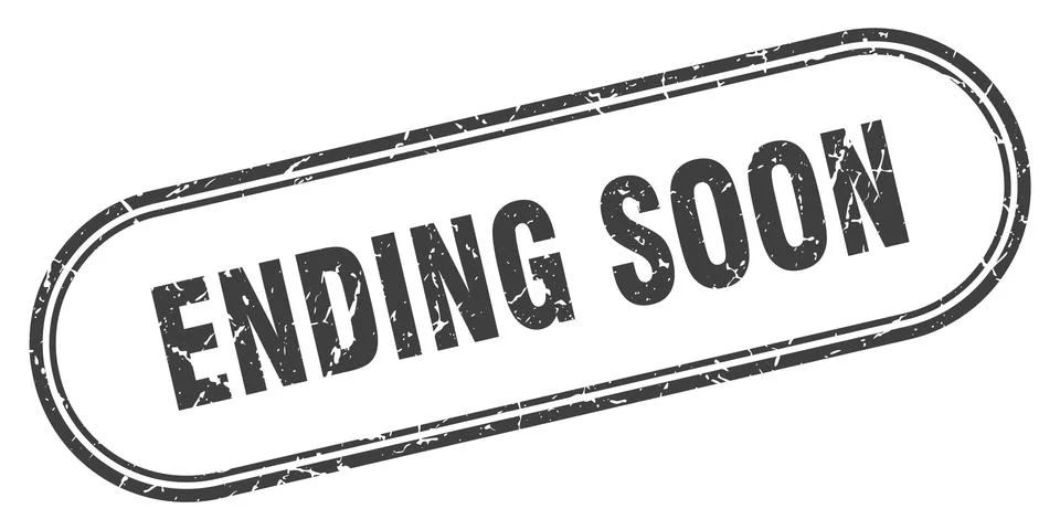 Ending soon Stock Illustration