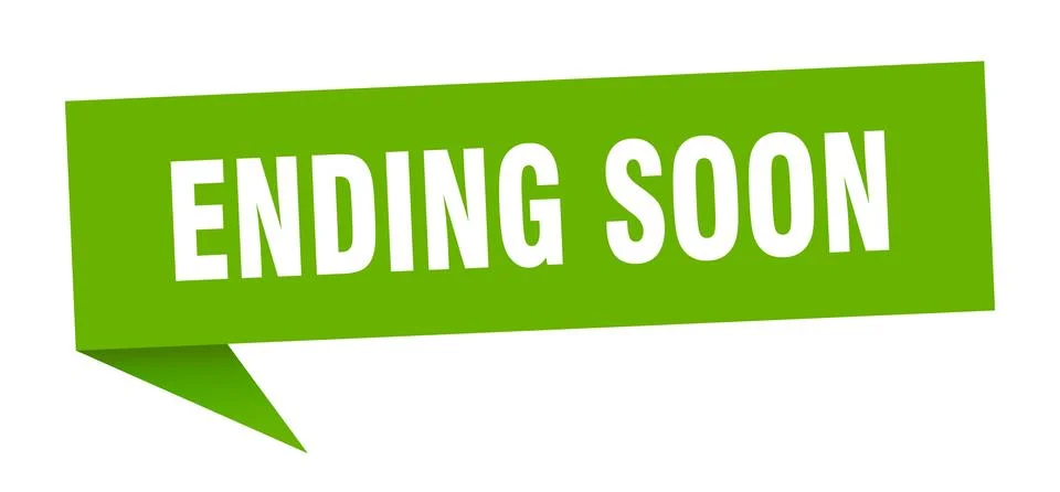 Ending soon Stock Illustration