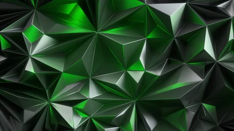 Endless 3d animation, abstract crystallized background Video stock 250116689