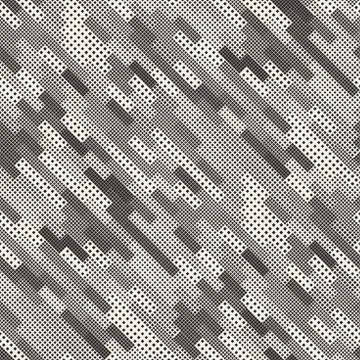 Endless Abstract Background With Random Size Squares. Vector Seamless Pattern. Stock Illustration