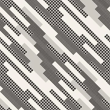 Endless Abstract Background With Random Size Squares. Vector Seamless Pattern. Stock Illustration