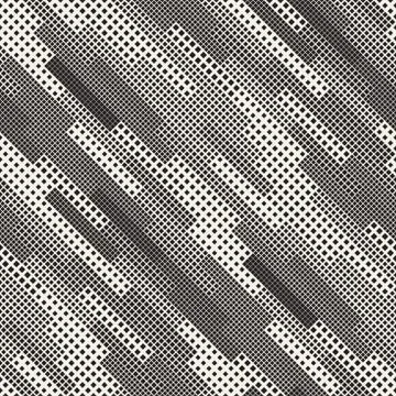 Endless Abstract Background With Random Size Squares. Vector Seamless Pattern. Stock Illustration