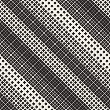 Endless Abstract Background With Random Size Squares. Vector Seamless Pattern. Stock Illustration