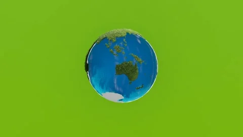 Endless animation of Earth globe. Stock Footage 260778122