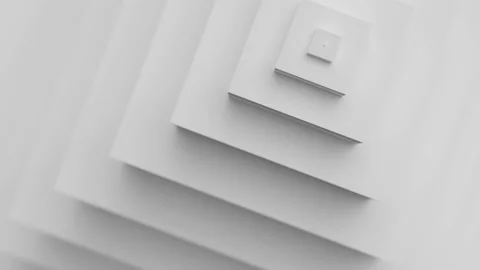 Endless animation of growing white cubes. VJ Loop Video stock 202366903