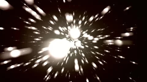 Endless Bright Galactic Explosion Of Particles Video stock 11486230