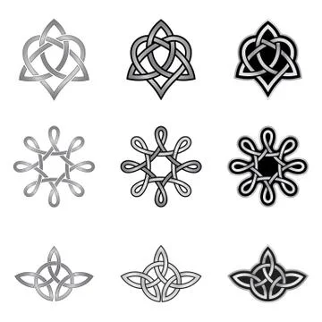 Endless Celtic Knots Patterns イラスト素材