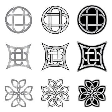 Endless Celtic Patterns Illustrazione stock