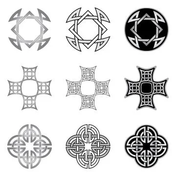 Endless Celtic Patterns Illustrazione stock