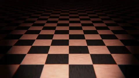 Endless chessboard looping 3D animation Video stock 145450786