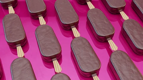 Endless Chocolate Ice Creams Stock Footage 314560919