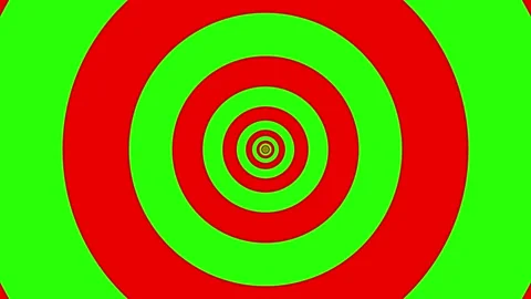 An endless circle moving outside. Abstract expanding circles animation. Abs.. Stock Footage 331653797