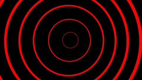 Endless Circle Tunnel Animation – Looping Geometric Spiral Vidéo 308833999