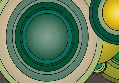Endless Circles IV Illustrazione stock