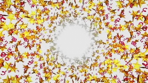 Endless Circular Frame Of Ornaments Stock Footage 223092450