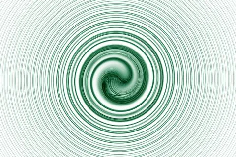 Endless circular spiral. Stock Illustration