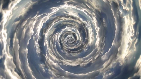 Endless cloud vortex Stock Footage 284692091