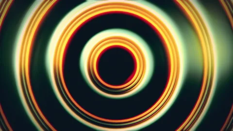 Endless Colored Circles Stylish VJ Style Looping Video Background Stock Footage 146952939