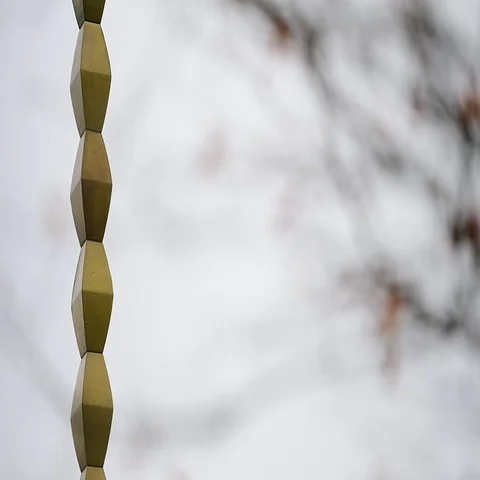 The Endless Column sculpture made by Constantin Brancusi 스톡 동영상 69402233