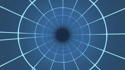Endless cosmic corridor background with loopable motion Stock Footage 342449092
