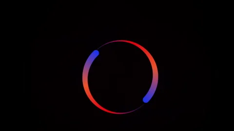 Endless Cosmic Vortex Infinite Rotating Spiral Animation Video stock 331220322