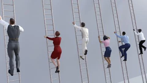 Endless Daily Grind Stock Illustration